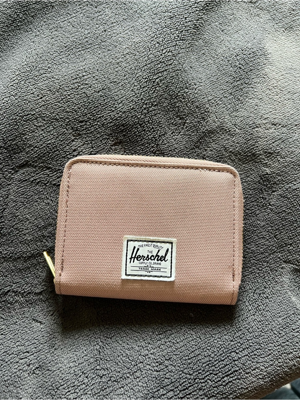 Herschel Supply Company Blush Pink Compact Zip Card Holder
